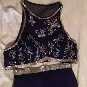 Cassandra Stone Formal Top and Skirt